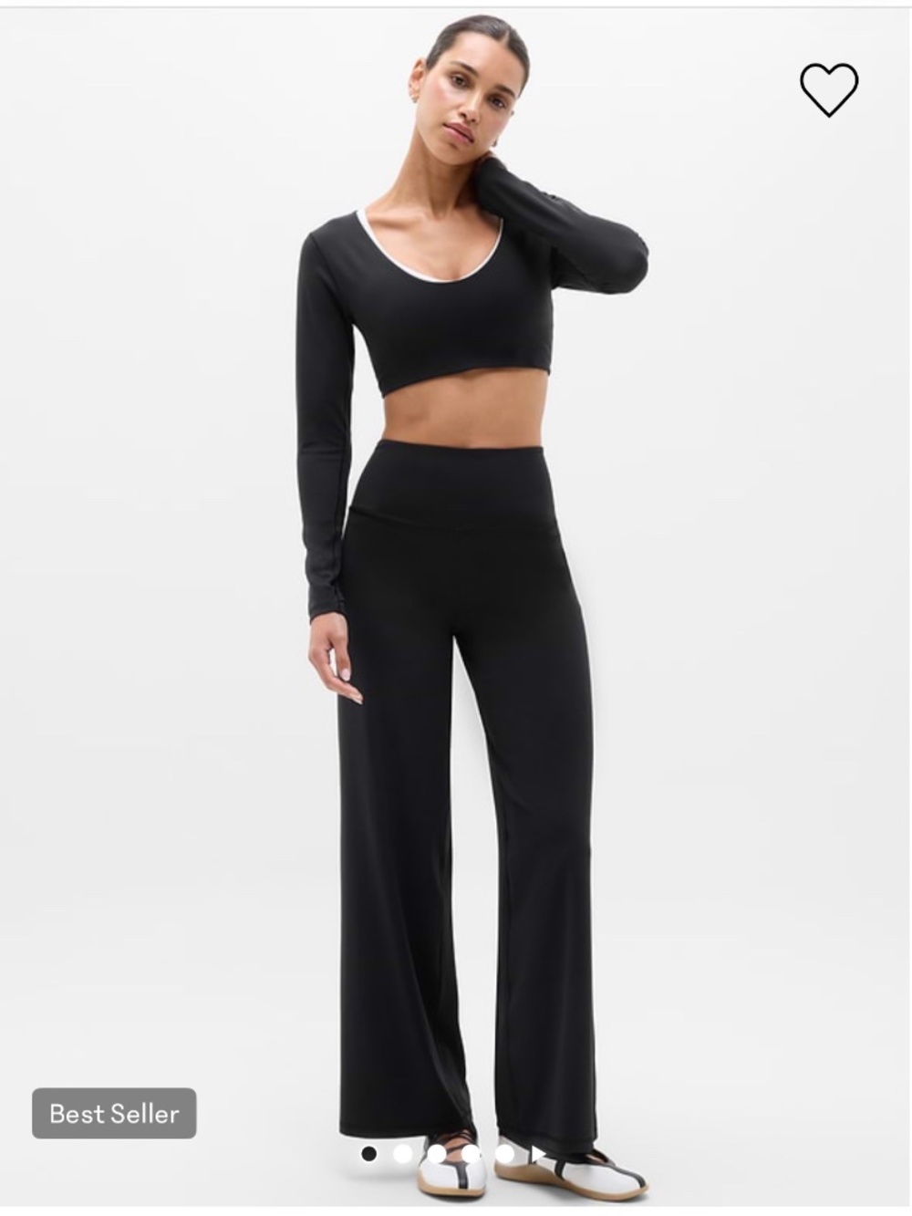 Elation Ultra high waist, Wide leg  pant petite S
